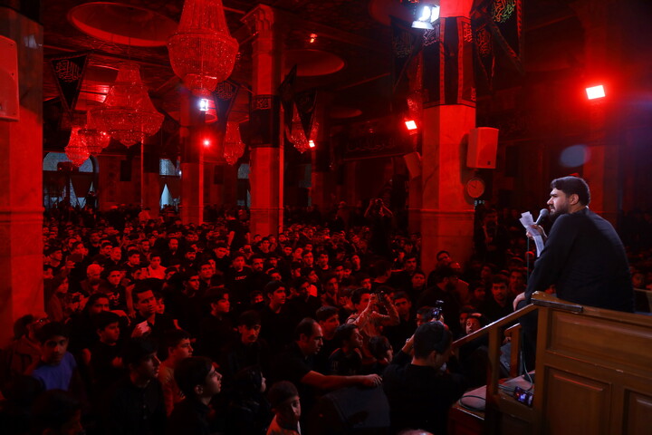 تصاویر / مراسم عزاداری شهادت حضرت زهرا(س) در مسجد اعظم قم