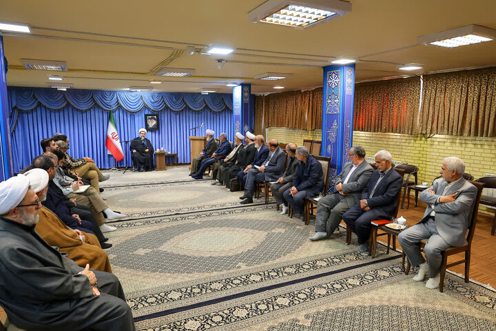 تصاویر |  دیدار دبیرکل و اعضای استانی جبهه پایداری انقلاب اسلامی با امام جمعه تبریز