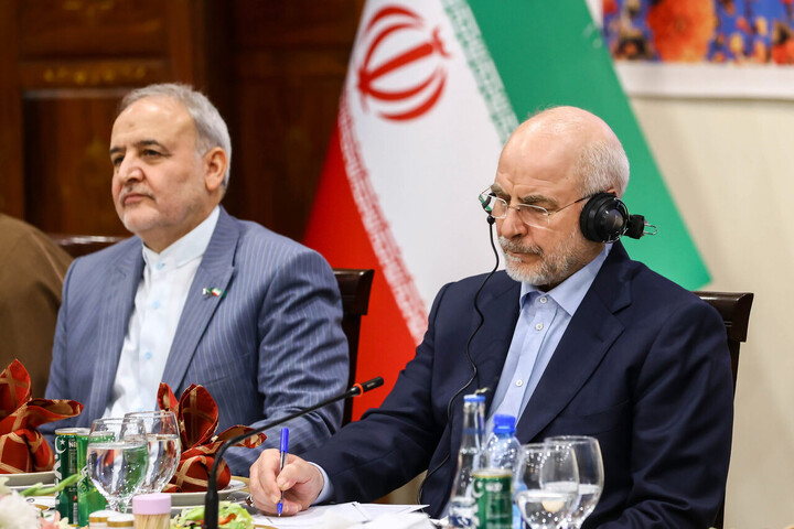 تصاویر/نشست صمیمی قالیباف با اندیشمندان دینی، اساتید دانشگاه و نخبگان سیاسی، فرهنگی و اجتماعی پاکستان - اسلام‌آباد