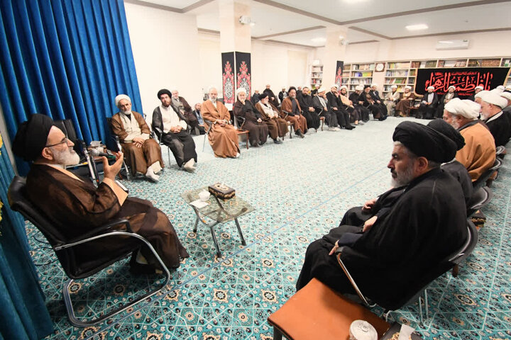 تصاویر/ مراسم سوگواری ایام فاطمیه در دفتر نماینده ولی فقیه در آذربایجان غربی