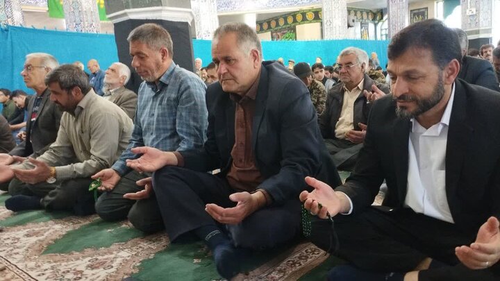 تصاویر/ اقامه نماز جمعه شهر کوهبنان