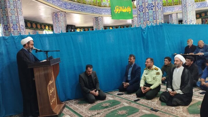 تصاویر/ اقامه نماز جمعه شهر کوهبنان