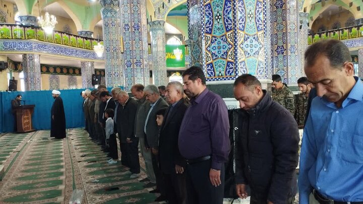 تصاویر/ اقامه نماز جمعه شهر کوهبنان