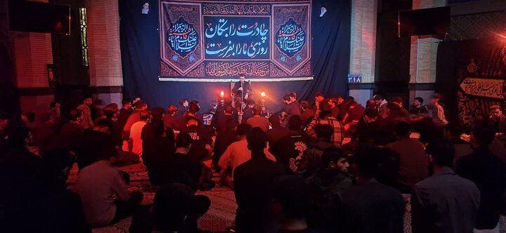 تصاویر/ ویژه مراسم سوگواری ایام فاطمیه در دانشگاه ارومیه