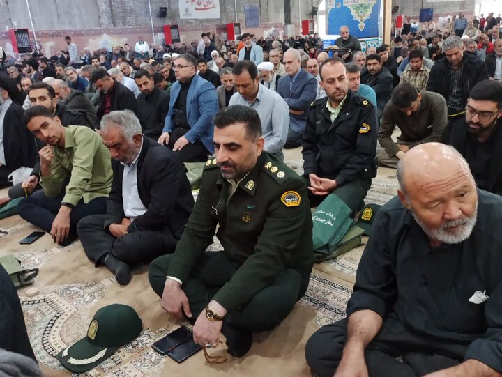 تصاویر/ نمازعبادی سیاسی جمعه کاشان