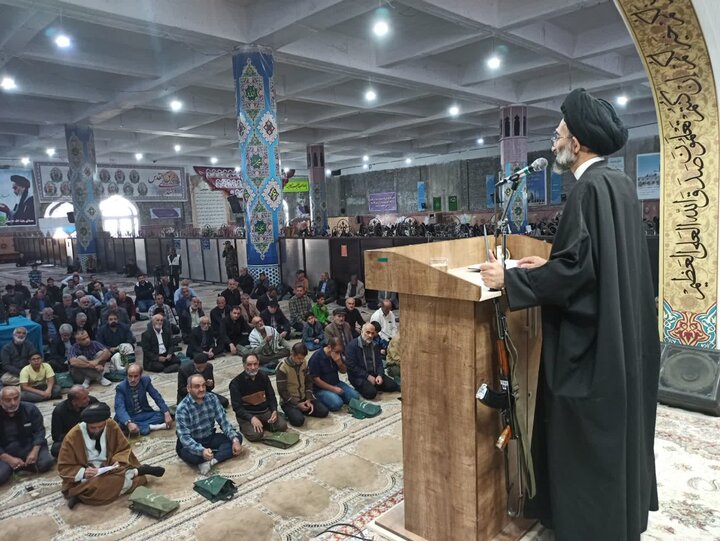 تصاویر/ نمازعبادی سیاسی جمعه کاشان