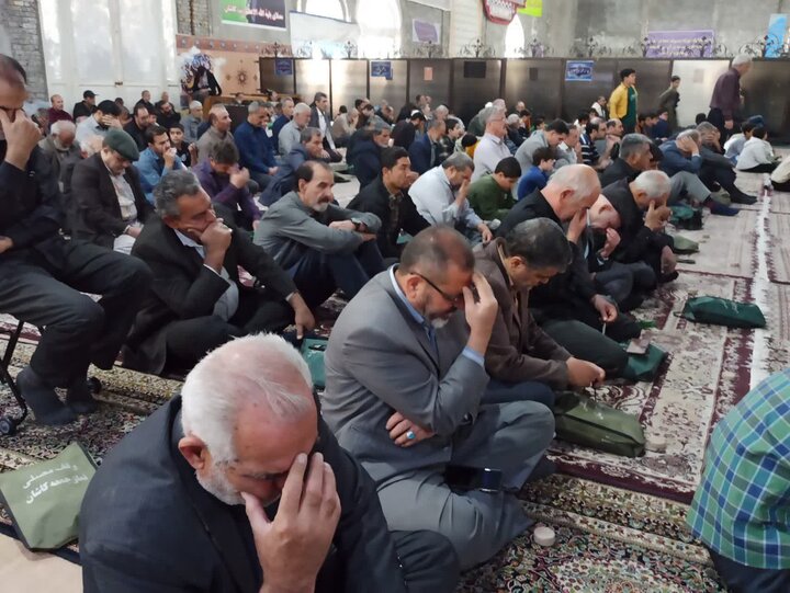 تصاویر/ نمازعبادی سیاسی جمعه کاشان