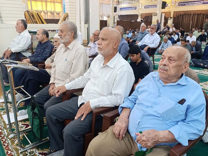 نمازجمعه امروز شهر دارالحماسه بوشهر به روایت تصویر