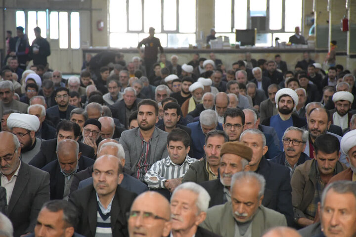 تصاویر/  آیین عبادی سیاسی نماز جمعه خوی