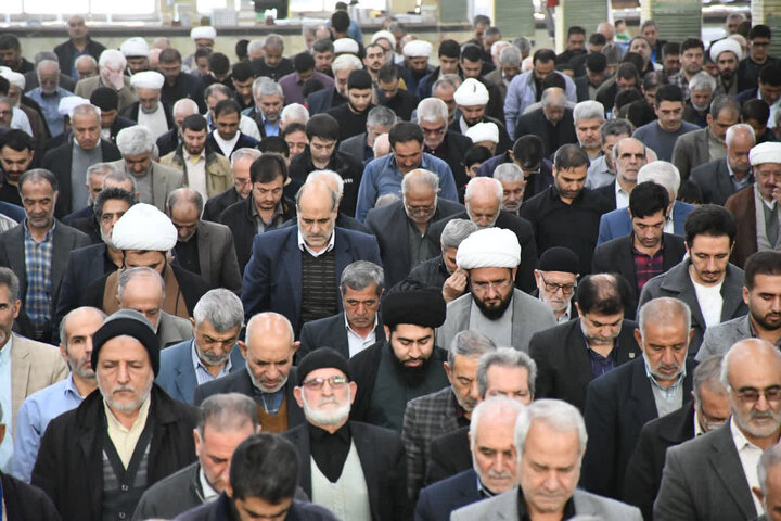 تصاویر/  آیین عبادی سیاسی نماز جمعه خوی