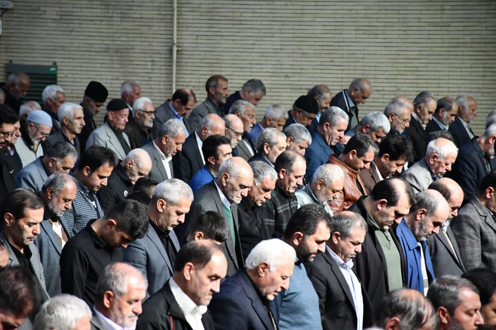 تصاویر/  آیین عبادی سیاسی نماز جمعه خوی