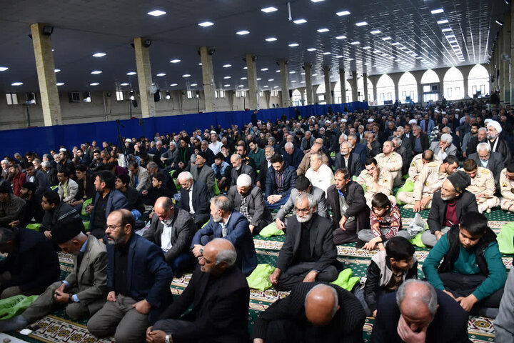 تصاویر/  آیین عبادی سیاسی نماز جمعه خوی