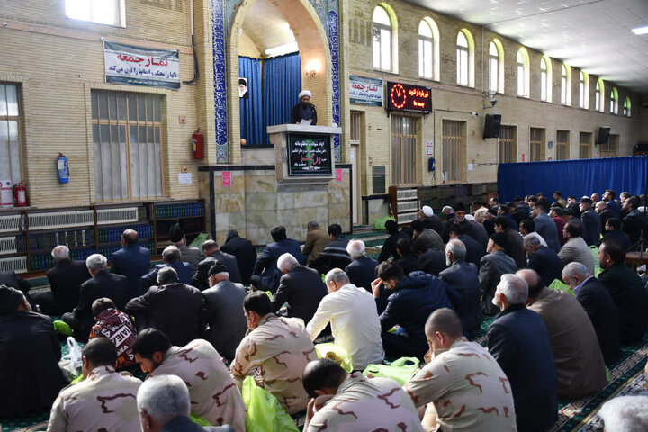 تصاویر/  آیین عبادی سیاسی نماز جمعه خوی