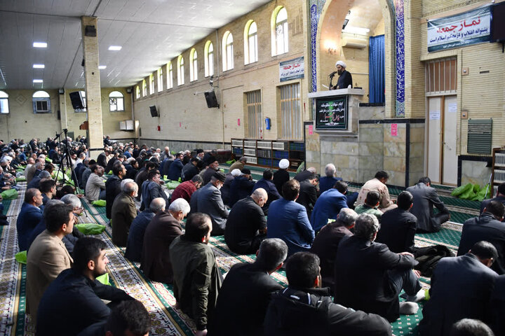 تصاویر/  آیین عبادی سیاسی نماز جمعه خوی