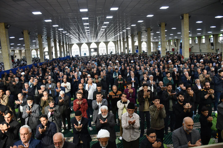 تصاویر/  آیین عبادی سیاسی نماز جمعه خوی