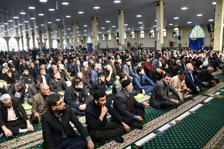 تصاویر/  آیین عبادی سیاسی نماز جمعه خوی