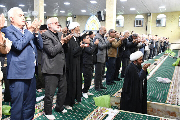 تصاویر/  آیین عبادی سیاسی نماز جمعه خوی