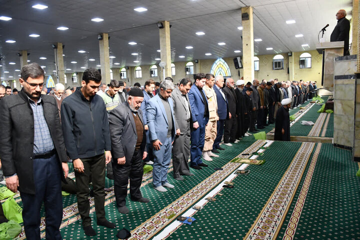 تصاویر/  آیین عبادی سیاسی نماز جمعه خوی