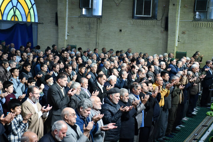 تصاویر/  آیین عبادی سیاسی نماز جمعه خوی