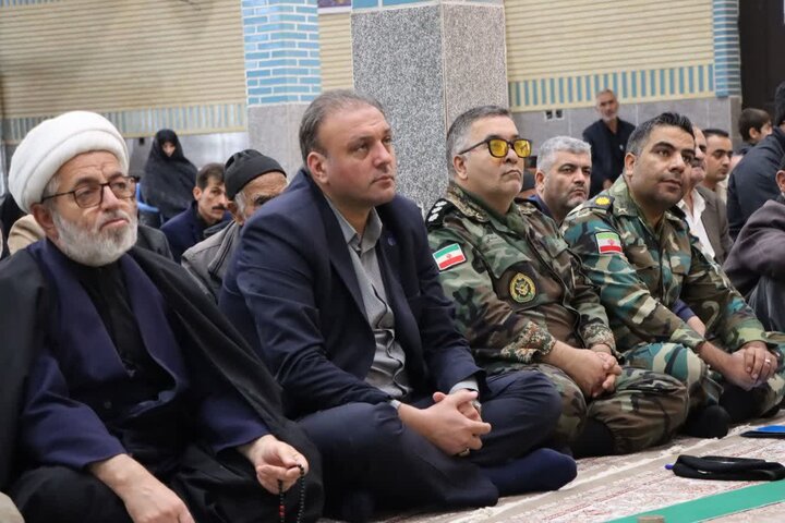 تصاویر/ آیین عبادی سیاسی نماز جمعه نوشین شهر