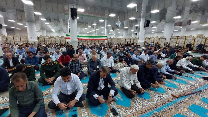 نماز جمعه جم به روایت تصویر