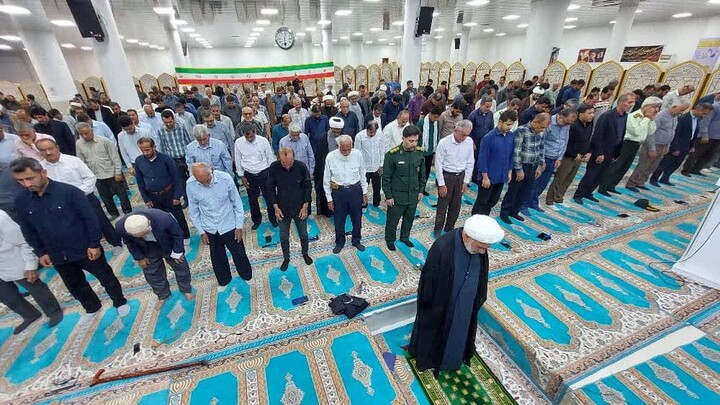 نماز جمعه جم به روایت تصویر