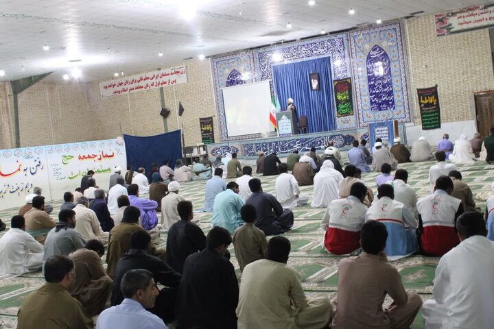 آیین عبادی سیاسی نماز جمعه شهرستان دلگان