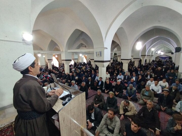 تصاویر/ آئین عبادی و سیاسی نماز جمعه بوکان