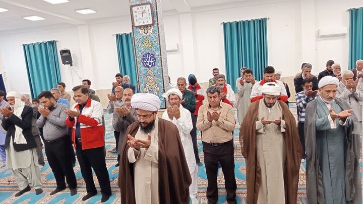 آیین عبادی سیاسی نماز جمعه شهرستان نیمروز