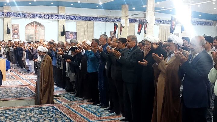 آیین سیاسی عبادی نماز جمعه شهرستان زابل