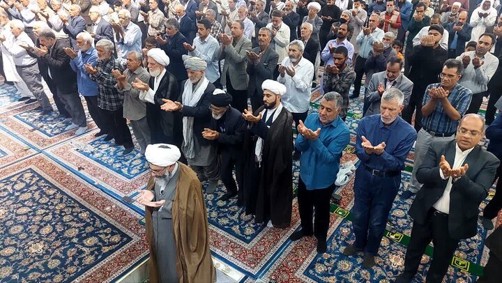 آیین سیاسی عبادی نماز جمعه شهرستان زابل