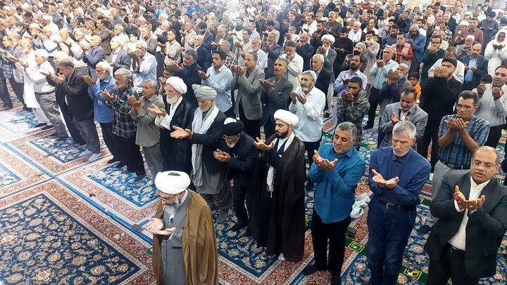 آیین سیاسی عبادی نماز جمعه شهرستان زابل