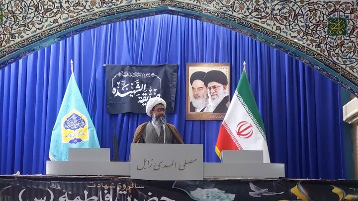 آیین سیاسی عبادی نماز جمعه شهرستان زابل