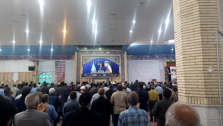 آیین سیاسی عبادی نماز جمعه شهرستان زابل