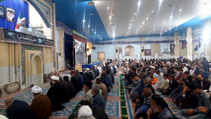 آیین سیاسی عبادی نماز جمعه شهرستان زابل