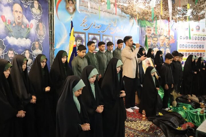 تصاویر/ آئین دومین یادواره شهدای روستای حیدرلوی بیگلر ارومیه