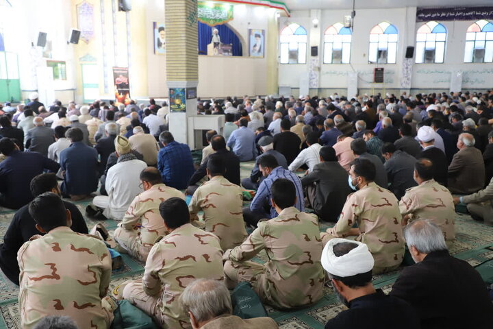 برگزاری آیین عبادی سیاسی نماز جمعه شهرستان زاهدان
