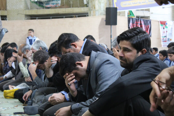 حوزه/ نمازجمعه شهرستان خاتم در سوگ ایام فاطمیه