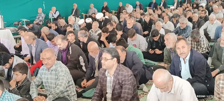 تصاویر/برپایی نماز جمعه عبادی_ سیاسی ساوه