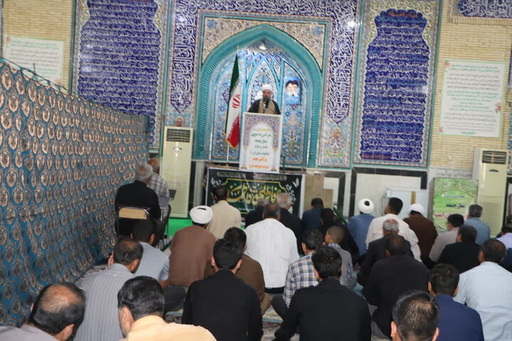 تصاویر/ اقامه نماز جمعه شهر فهرج