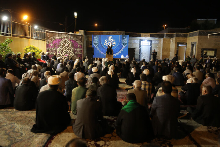 مراسم ایام فاطمیه به میزبانی دفتر امام جمعه بندر امام خمینی (ره)