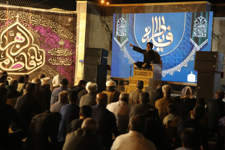 مراسم ایام فاطمیه به میزبانی دفتر امام جمعه بندر امام خمینی (ره)