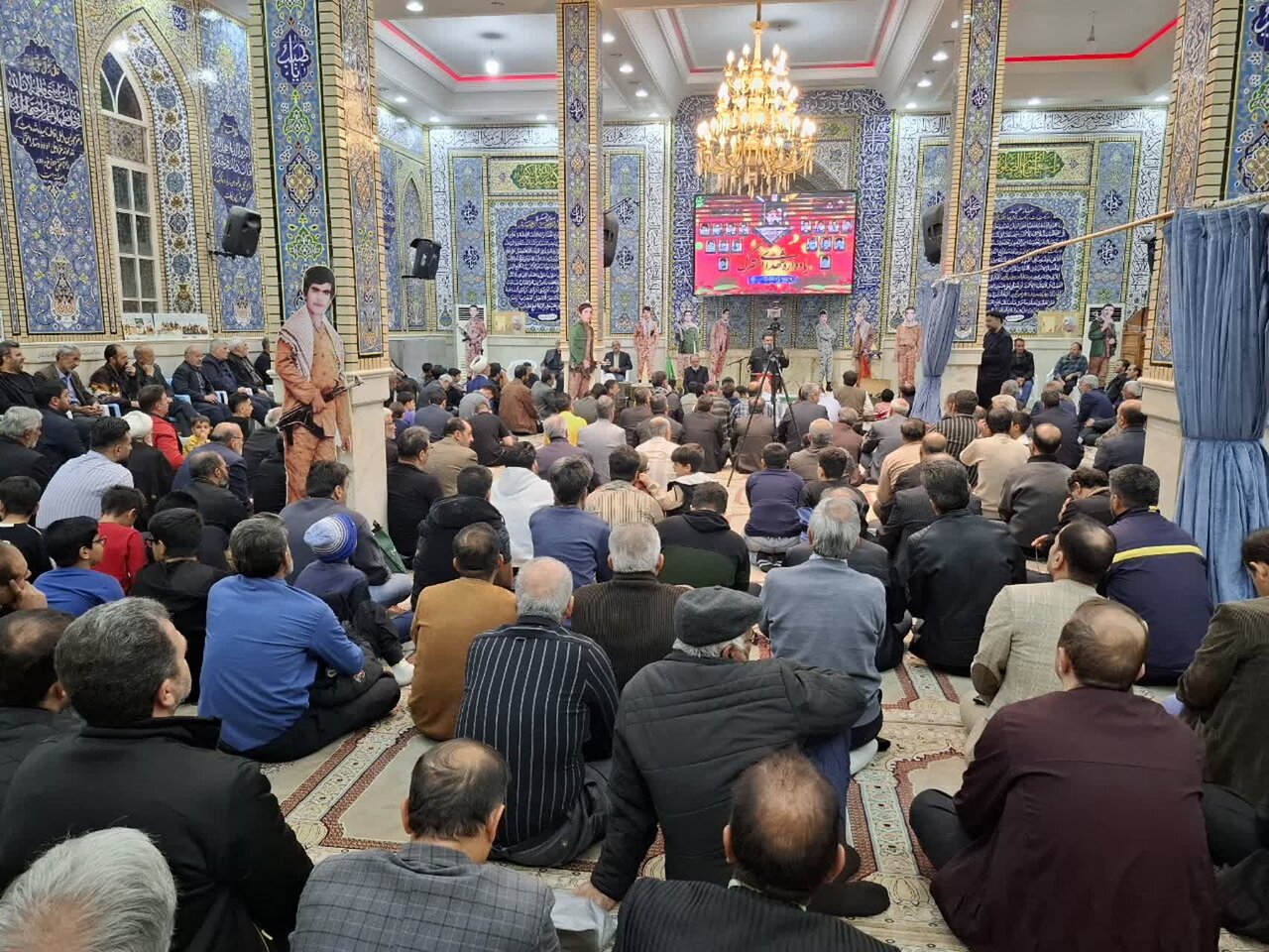 نهمین یادواره شهدای روستای استرک کاشان برگزار شد+عکس