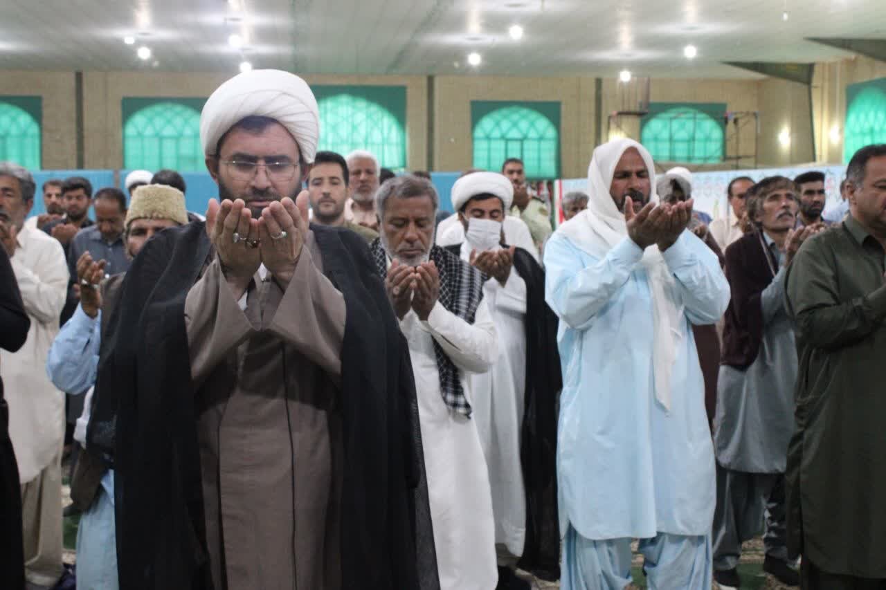 تصاویر/ آیین عبادی سیاسی نماز جمعه شهرستان دلگان