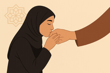 May a girl kiss her uncle?