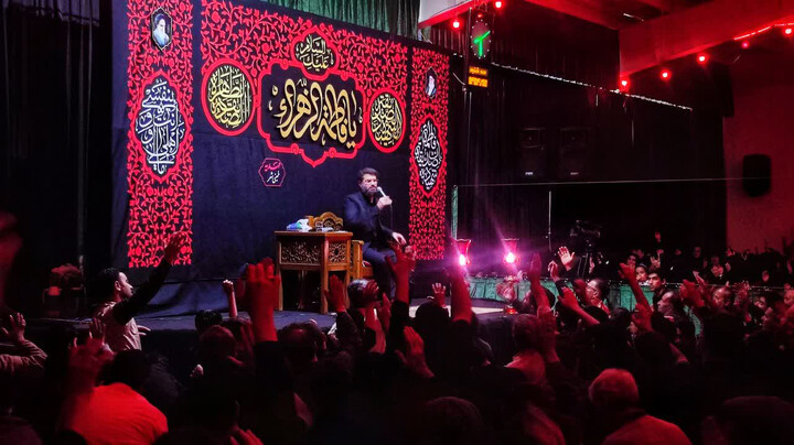 مراسم سوگواری شهادت حضرت زهرا(س) مهدیه خمینی شهر