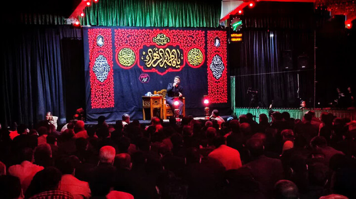 مراسم سوگواری شهادت حضرت زهرا(س) مهدیه خمینی شهر