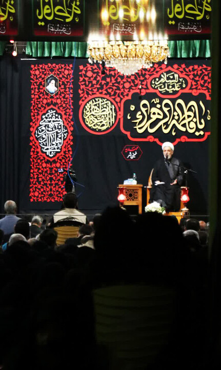 مراسم سوگواری شهادت حضرت زهرا(س) مهدیه خمینی شهر