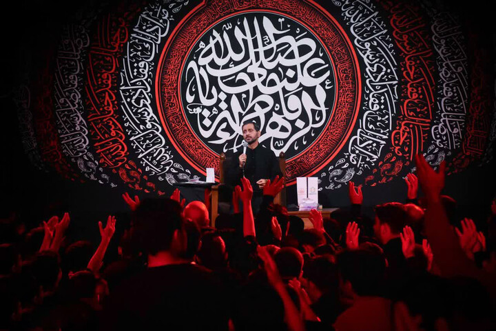 تصاویر| مراسم فاطمیه هیئت انصارالحسین اصفهان