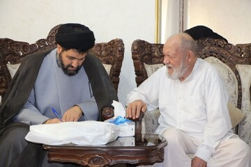 تصاویر/ عیادت و سرکشی مسئولین مرکز خدمات حوزه علمیه آذربایجان غربی از روحانیون معمر شهرستان خوی